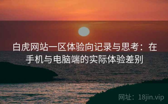 白虎网站一区体验向记录与思考：在手机与电脑端的实际体验差别