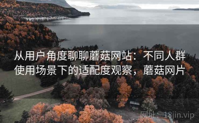 从用户角度聊聊蘑菇网站：不同人群使用场景下的适配度观察，蘑菇网片