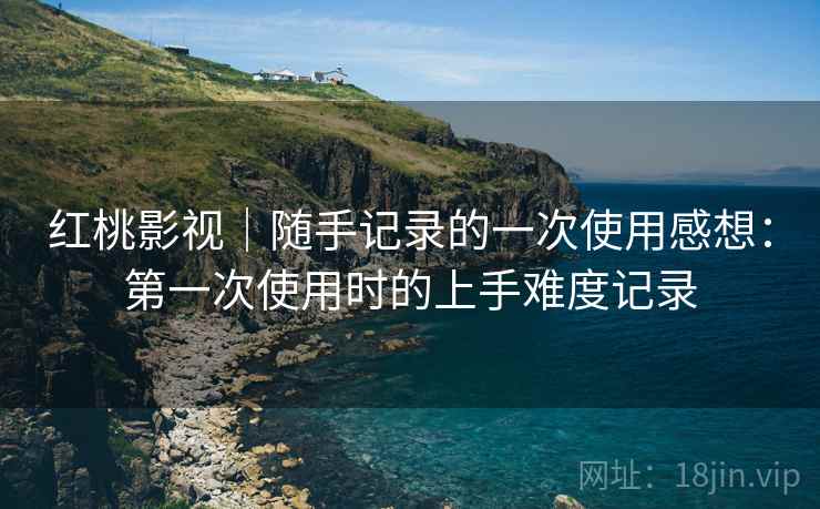 红桃影视｜随手记录的一次使用感想：第一次使用时的上手难度记录