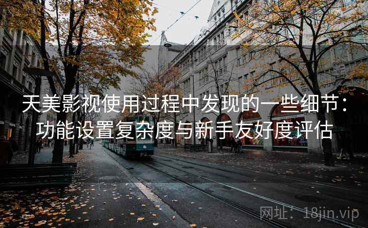 天美影视使用过程中发现的一些细节:功能设置复杂度与新手友好度评估 天美影视使用过程中发现的一些细节:功能设置复杂度与新手友好度评估