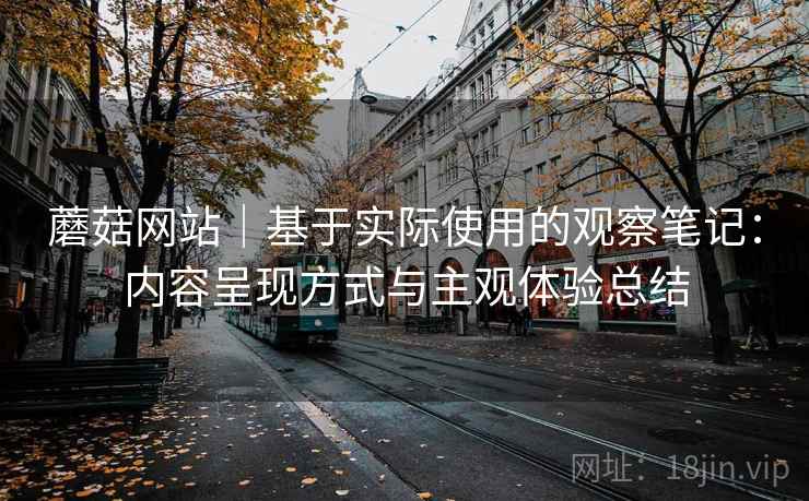 蘑菇网站|基于实际使用的观察笔记:内容呈现方式与主观体验总结 蘑菇网站|基于实际使用的观察笔记:内容呈现方式与主观体验总结