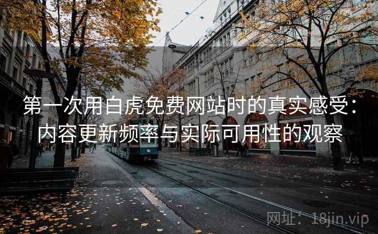 第一次用白虎免费网站时的真实感受:内容更新频率与实际可用性的观察 第一次用白虎免费网站时的真实感受:内容更新频率与实际可用性的观察