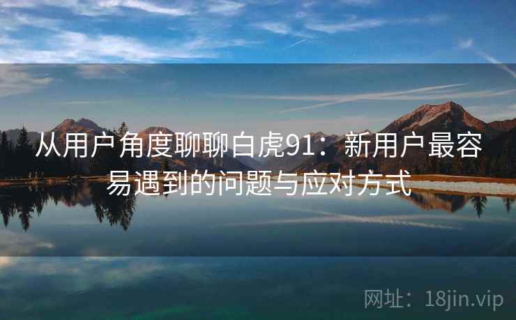从用户角度聊聊白虎91：新用户最容易遇到的问题与应对方式