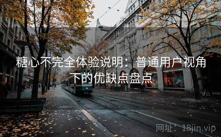 糖心不完全体验说明:普通用户视角下的优缺点盘点 糖心不完全体验说明:普通用户视角下的优缺点盘点
